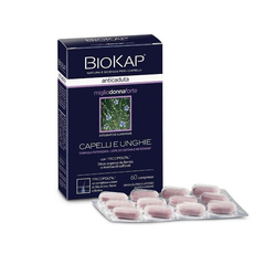 Biosline Biokap Anticaduta Miglio donna forte capelli e unghie 60 compresse-1