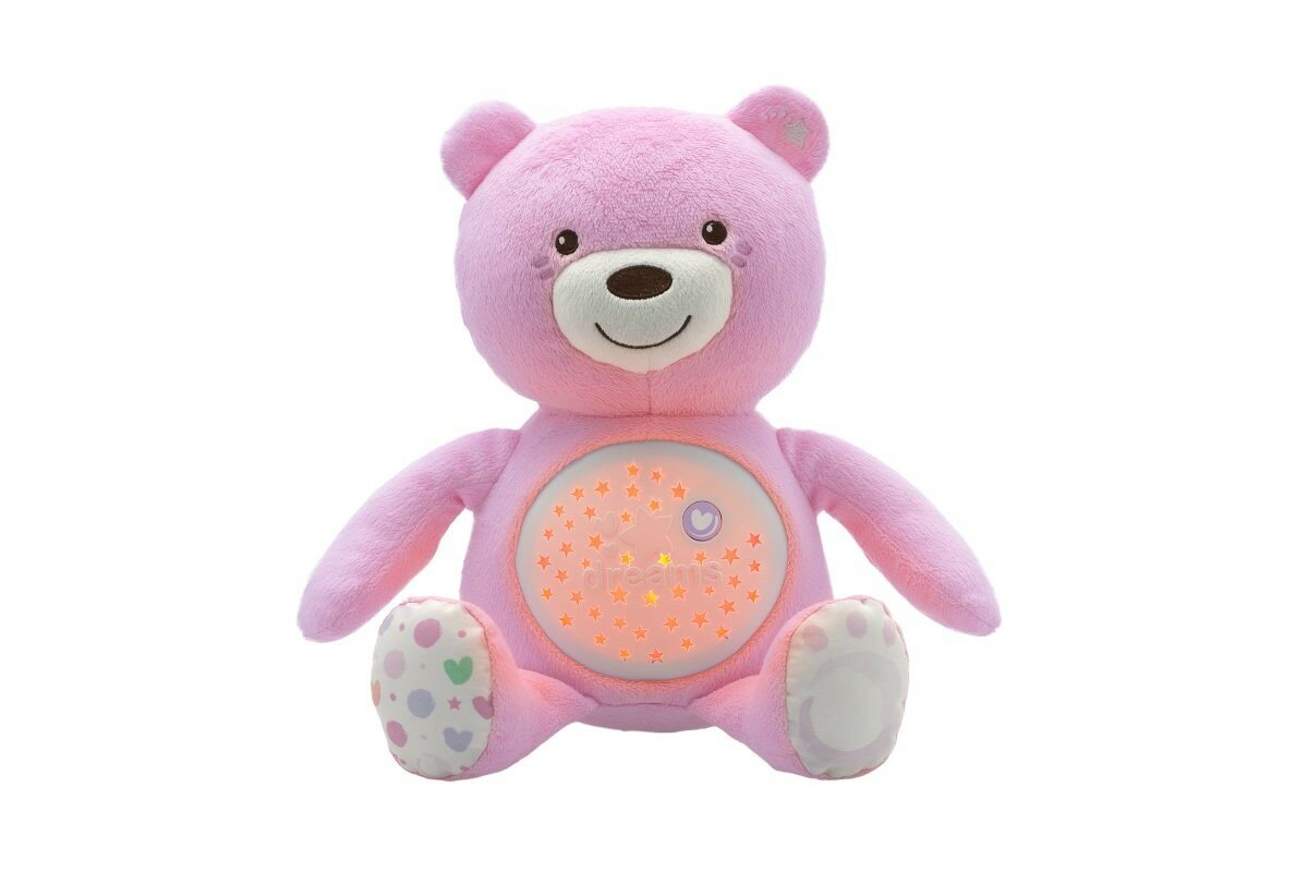 Chicco Baby Bear Orsetto proiettore 0m rosa Amica Farmacia