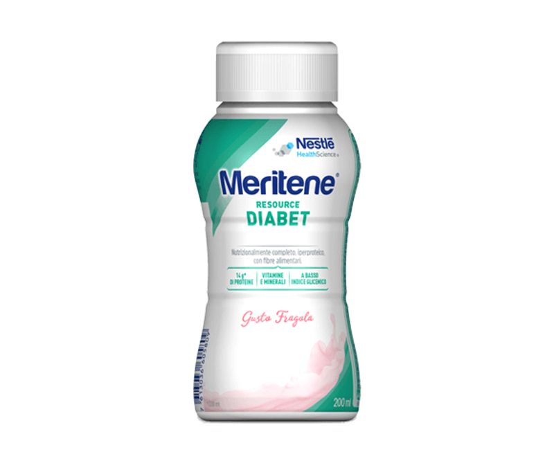Nestlé Meritene Resource Diabet Drink Energetico gusto Fragola 200ml
