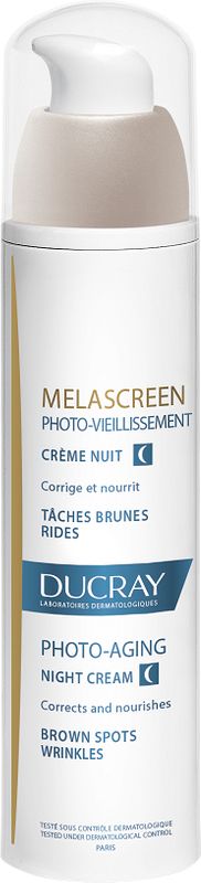 Ducray Melascreen Foto-invecchiamento crema notte macchie brune e le rughe 50ml