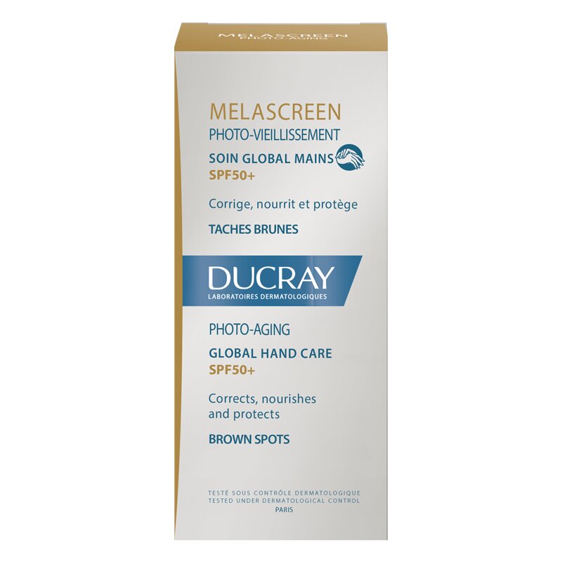 Ducray Melascreen Foto-invecchiamento Trattamento Globale Mani SPF50+ 50ml