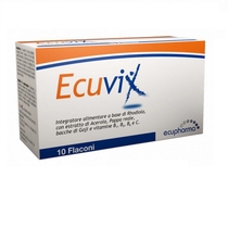Ecuvix integratore alimentare 10 flaconcini-1