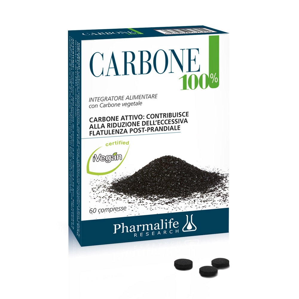 Pharmalife Carbone 100% 60 Compresse
