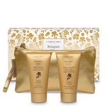 L'erbolario Bouquet d'Oro Pochette bagnoschiuma + crema corpo + beauty pochette 1 pezzo