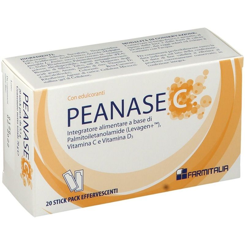 Peanase C favorisce il sistema immunitario 20 stick effervescenti