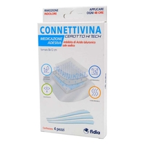 Connettivina Cerotto Hitech Medicazione Adesiva Con Acido Ialuronico 8x12cm 4pezzi-1