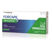 Forcapil Anticaduta trattamento per capelli e unghie 90 compresse 2+1 mese di trattamento OMAGGIO-1