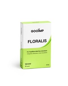 GOOIMP Floralis per l'equilibrio della flora intestinale 24 capsule