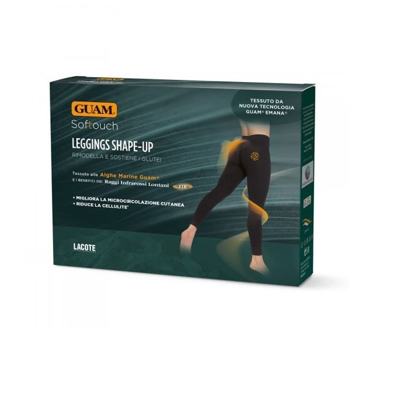 Image of Guam Softouch Leggings Shape-Up riduce la cellulite e migliora il microcircolo colore nero XS-S