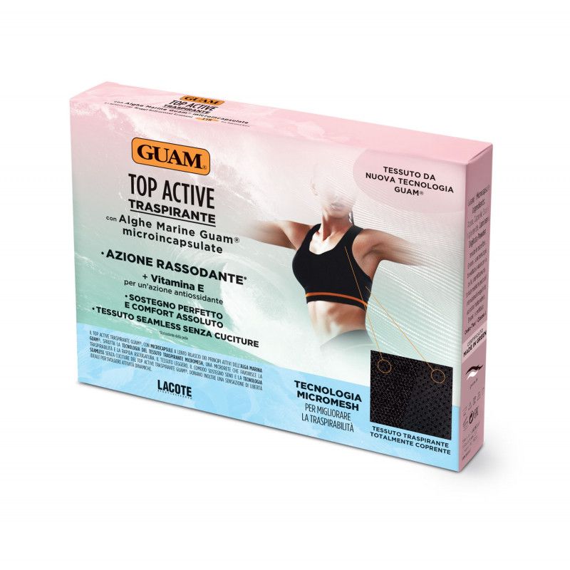 Image of Guam Top Active Traspirante con Alghe Marine Guam microincapsulate taglia S-M colore nero