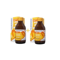 Haliborange Emulsione Orale Sostegno Omega 3 e succo d'arancia Doppia Confezione 2x150ml