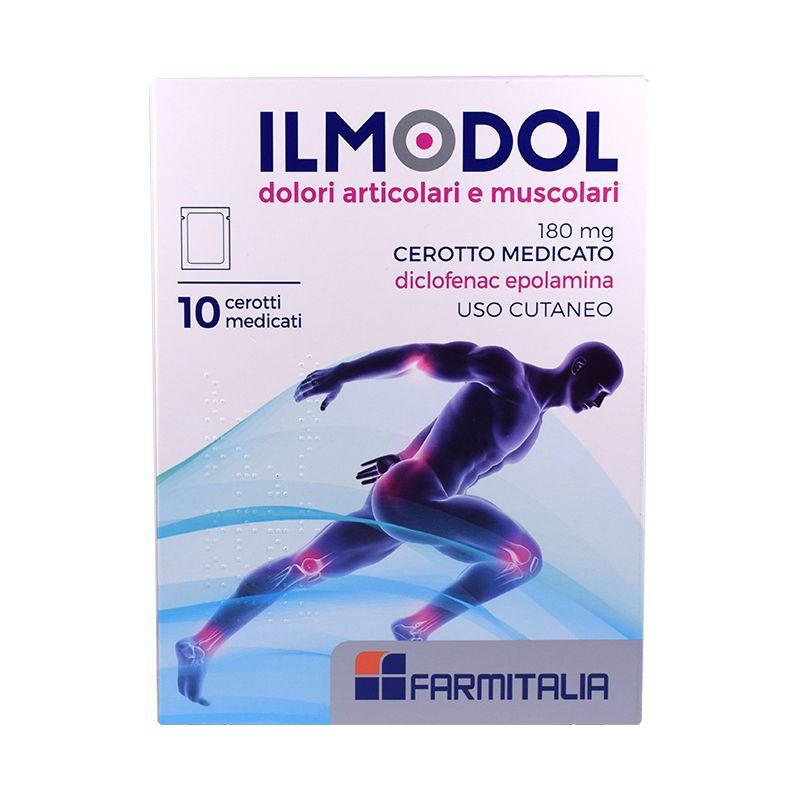 IlModol Cerotti Medicati per dolori articolari e muscolari 10 pezzi 10cmx14cm