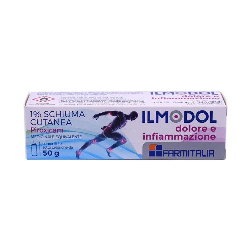 IlModol Schiuma Cutanea per dolore e infiammazione 50g