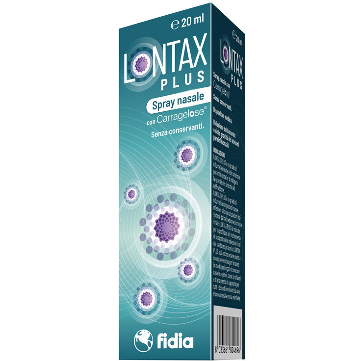 Image of Lontax Plus per la riduzione dei sintomi del raffreddore spray nasale 20ml