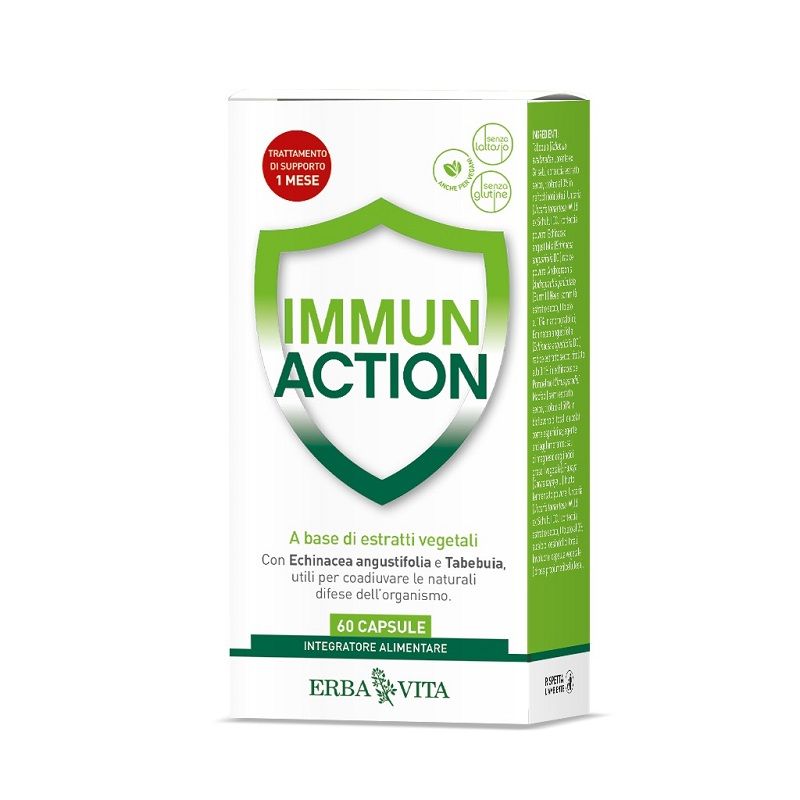 Image of Erba Vita Immun Action Nuovo per le difese immunitarie 60 capsule