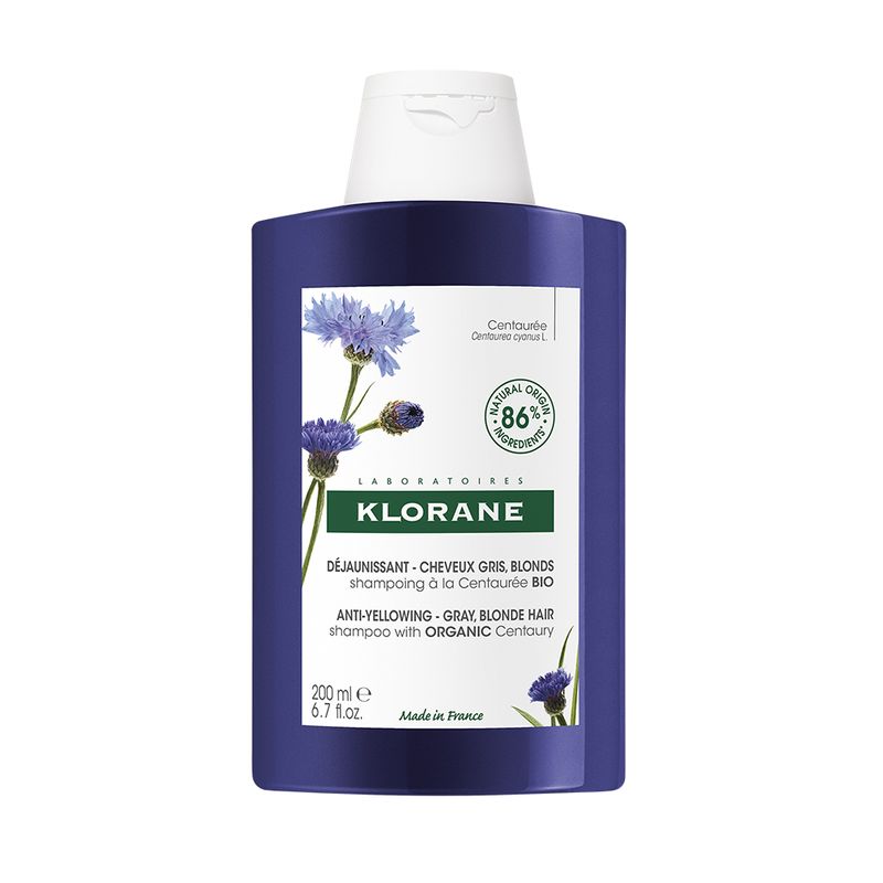 Klorane Shampoo alla Centaurea BIO anti-ingiallimento 200ml