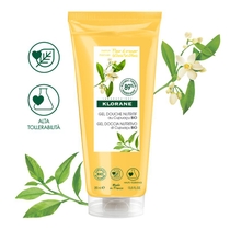 Klorane Gel doccia nutritivo al burro di Cupuacu BIO Profumazione MIELE D'ARANCIO 200ml-1