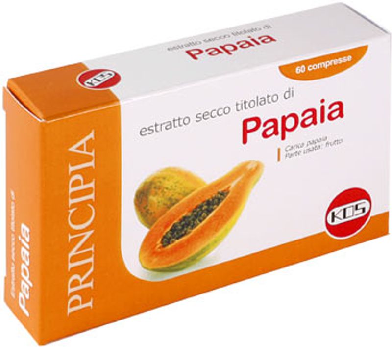 Image of Kos Papaia Estratto secco integratore alimentare 60 compresse