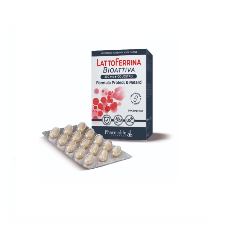 Pharmalife Lattoferrina Bioattiva integratore a base di lattoferrina 30 compresse
