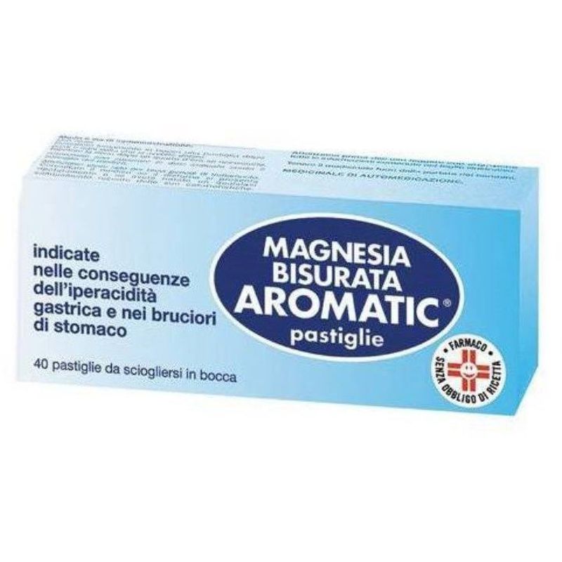 Magnesia Bisurata Acidità Di Stomaco 40 Compresse