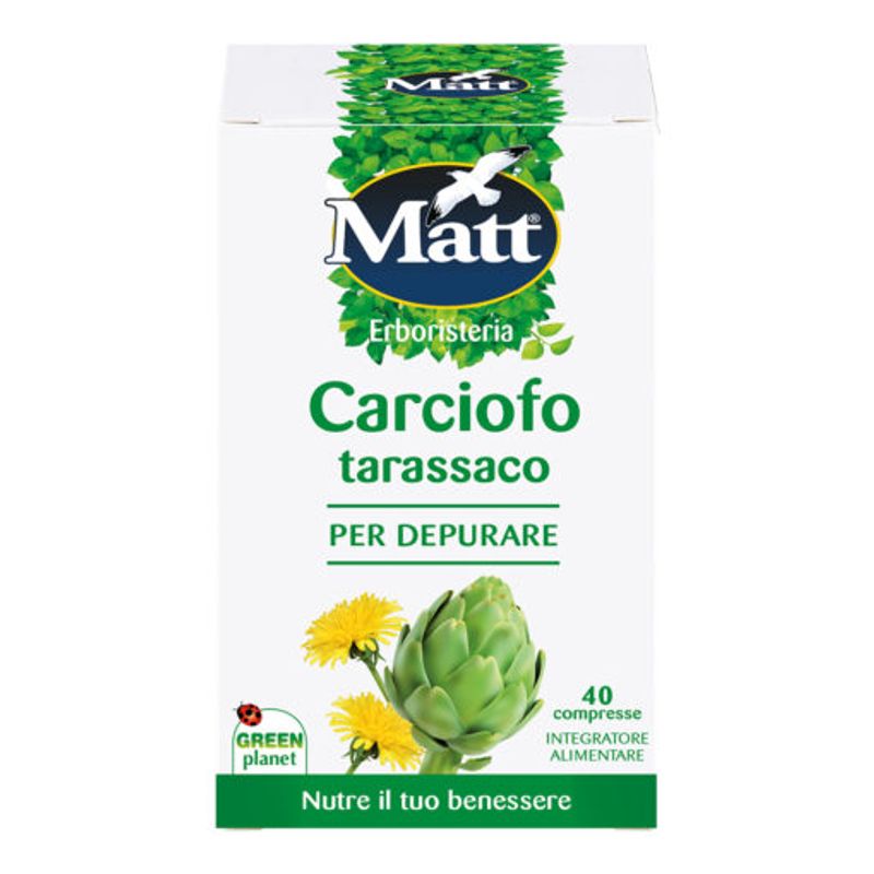Image of Matt Carciofo Tarassaco per depurare 40 compresse