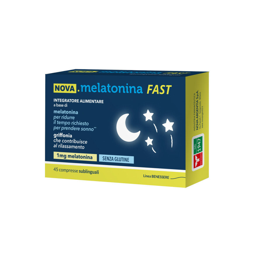 Image of Nova Melatonina Fast utile per l'insonnia 45 compresse