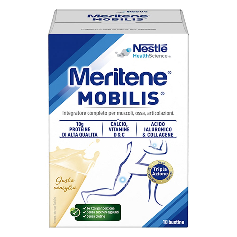 Nestlé Meritene Mobilis muscoli e articolazioni gusto Vaniglia 10 bustine