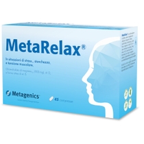 MetaRelax integratore per stress stanchezza e tensione muscolare 45 compresse