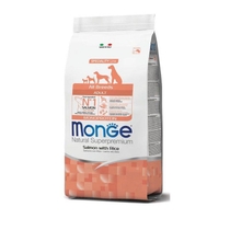 Monge Salmone E Riso Cibo Secco Per Cani Adulti Sacco 12 Kg-1