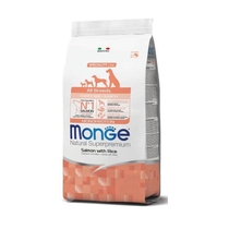 Monge Salmone E Riso Cibo Secco Per Cani Cuccioli Sacco 12 Kg-1