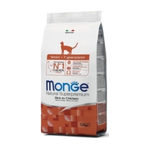 Monge Ricco Di Pollo Cibo Secco Gatti Adulti Età Oltre 7 Anni Sacco 1,5 Kg-1