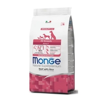 Monge Manzo E Riso Cibo Secco Per Cani Adulti Sacco 12 Kg-1