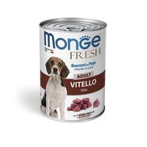 Monge Fresh Adult Vitello Cibo Umido per Cani Adulti 400g-1