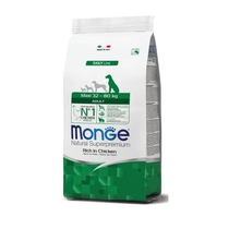 Monge Ricco Di Pollo Cibo Secco Per Cani Adulti Taglia Grande Sacco 12 Kg-1