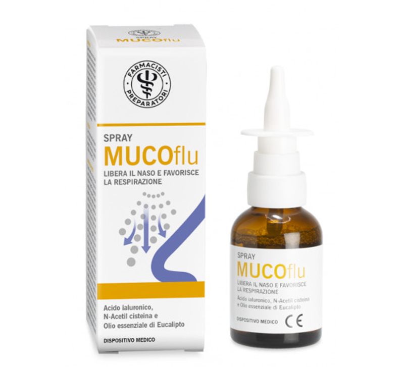 MucoFlu Libera il Naso e Favorisce la respirazione spray 30ml