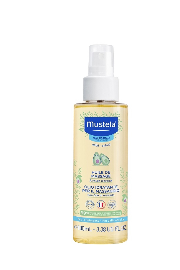 Image of Mustela Olio Idratante per il massaggio azione idratante ed emolliente 100ml