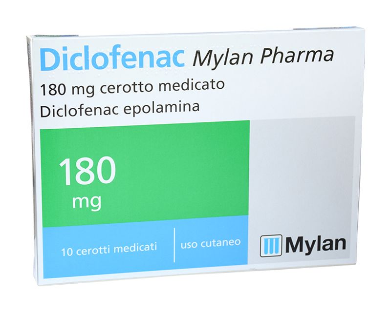 Pharma Diclofenac Cerotto Medicato 180mg 10 Pezzi