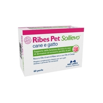 Ribes Pet Sollievo supporto della funzione dermica per cani e gatti 60 perle-1