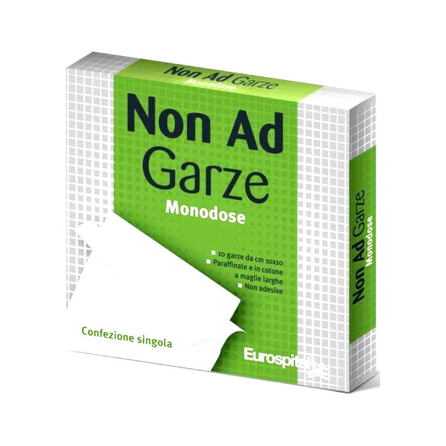 Non Ad Garze Monodose 10 Garze Da 10x10cm