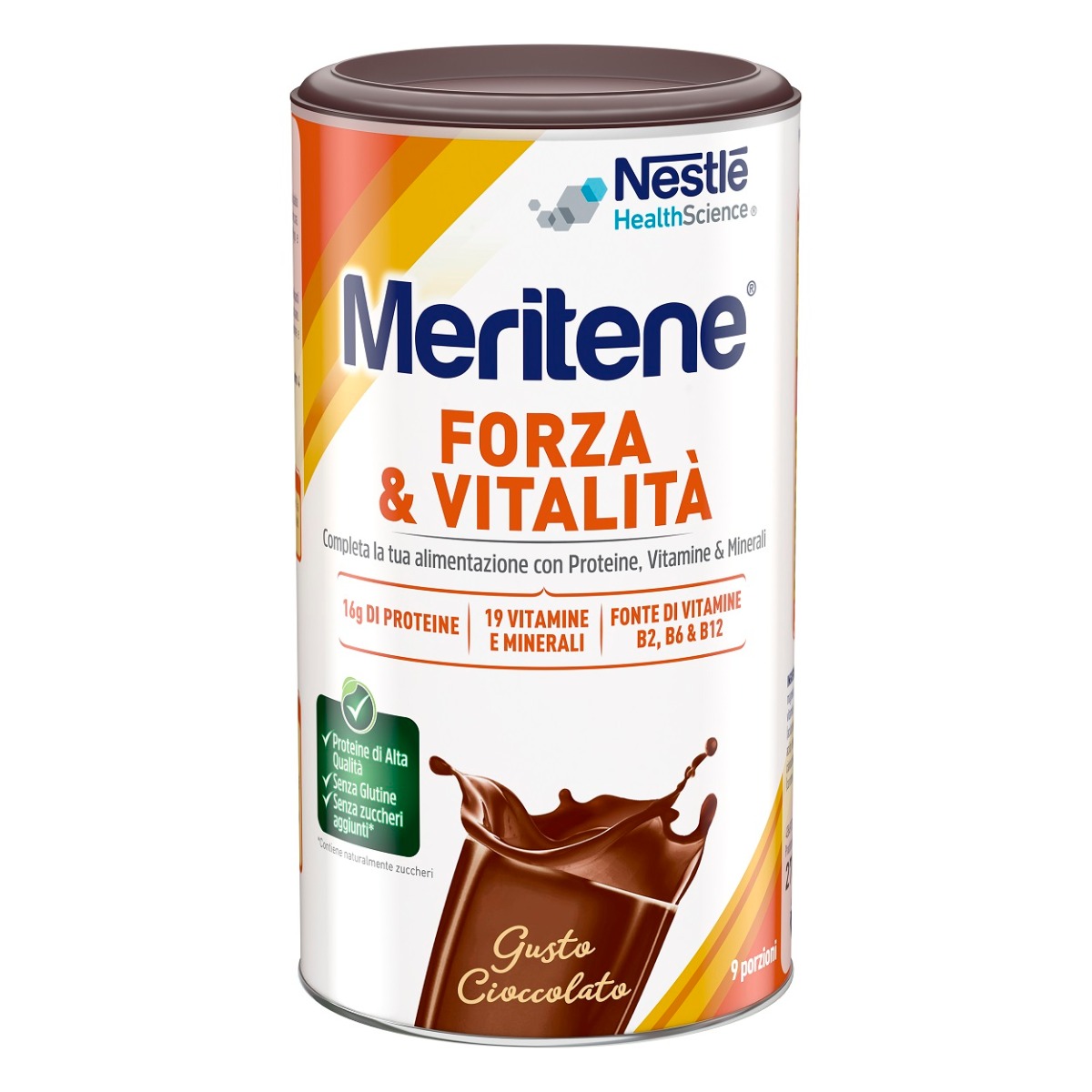 Nestlé Meritene Polvere Forza e Vitalità gusto Cioccolato 270g