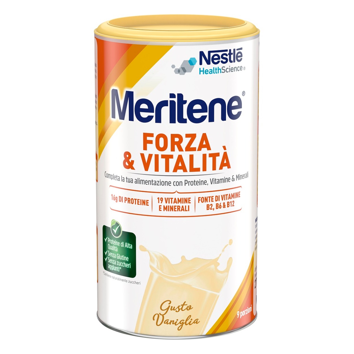 Nestlé Meritene Polvere Forza e Vitalità gusto Vaniglia 270g