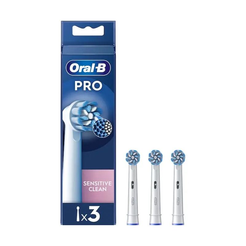 Oral-B Power Refill EB60-3 Sensitive Clean 3 Testine Di Ricambio