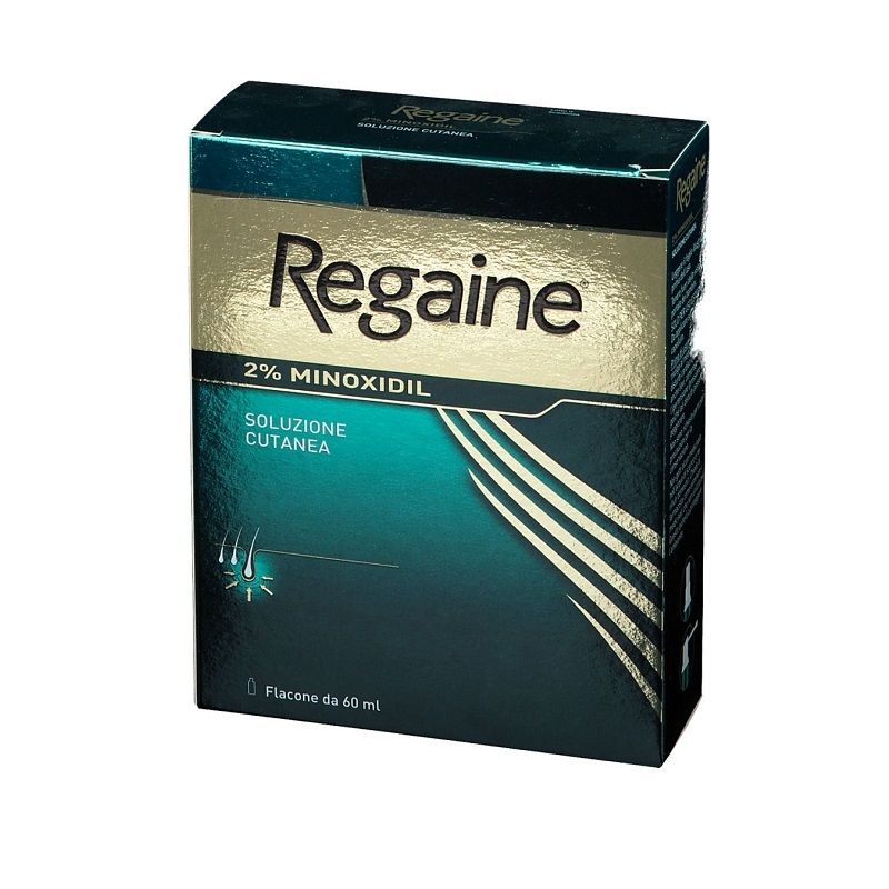 Regaine Soluzione Cutanea per Alopecia Androgenetica Caduta Capelli 2% Minoxidil