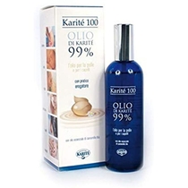 Società del Karité 100 Olio di Karitè 99% per pelle e capelli 100ml