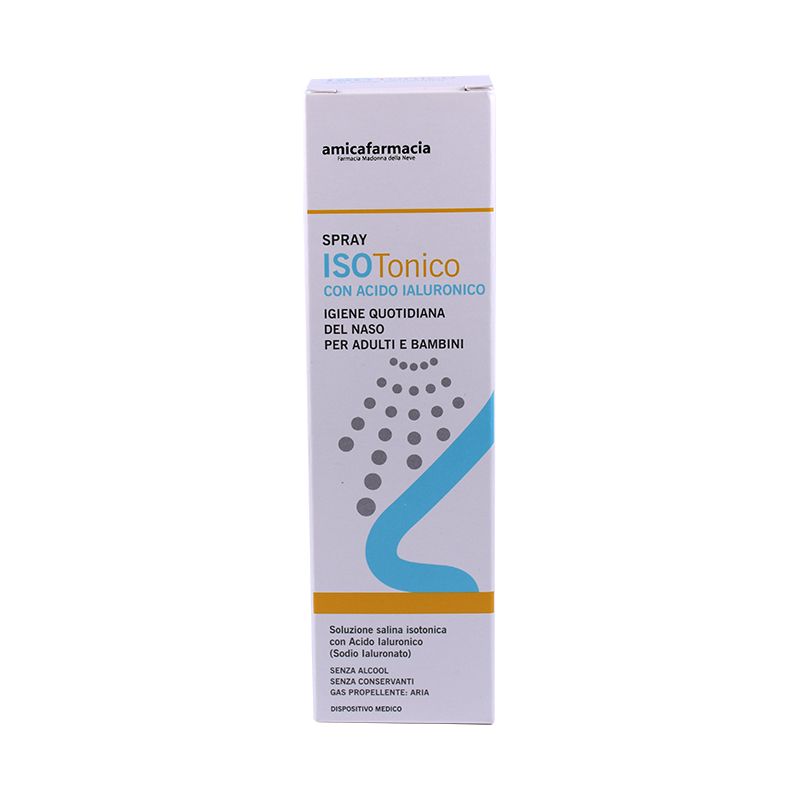 Amicafarmacia Spray Isotonico per l'igiene quotidiana del Naso di adulti e bambini 100ml