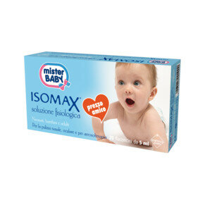 Soluzione fisiologica Isomax per la pulizia nasale e oculare