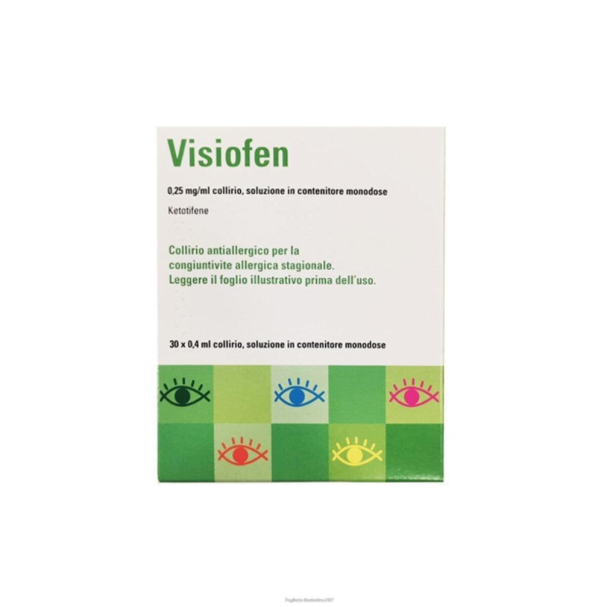 Visiofen Collirio 30 Faconcini Monodose 0,4ml
