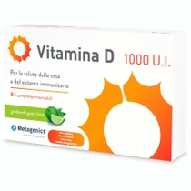 Metagenics Vitamina D 1000 UI 84 compresse masticabili gusto lime